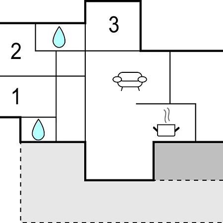 Holiday home Beautiful In With Sauna